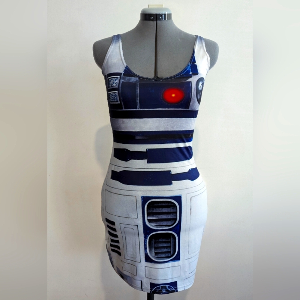Black Milk Star Wars Artoo 2.0 R2D2 bodycon dress
